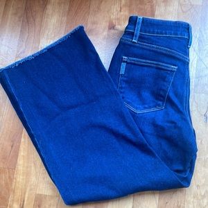 Paige wide leg ankle jeans. Anessa style, unplugged wash. Size 26